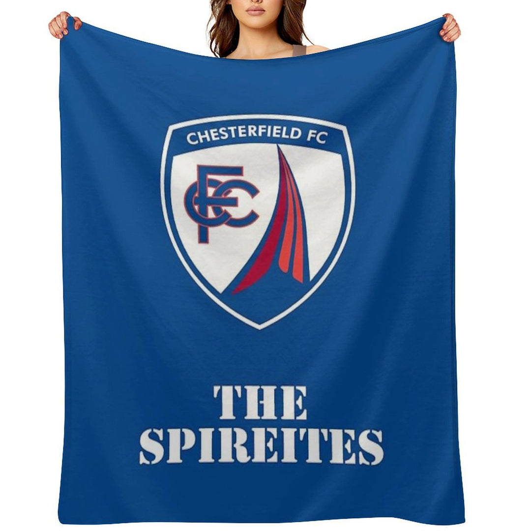 CHESTERFIELD FC Lightweight Throw Blanket