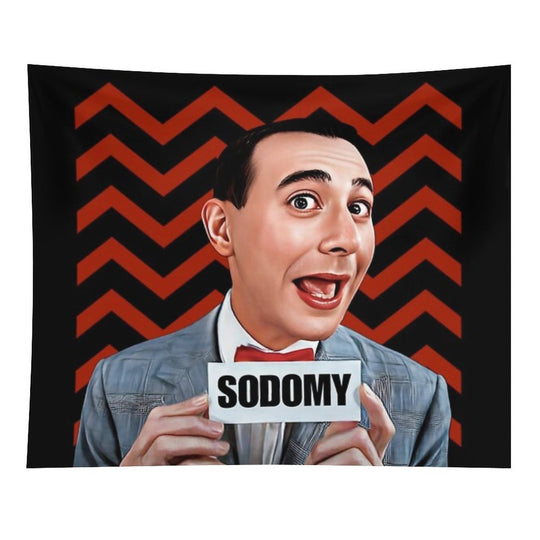 Pee Wee Herman- Sodomy Tapestry