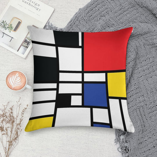 De Stijl #1 Soft Warmth Comfort Throw Pillow