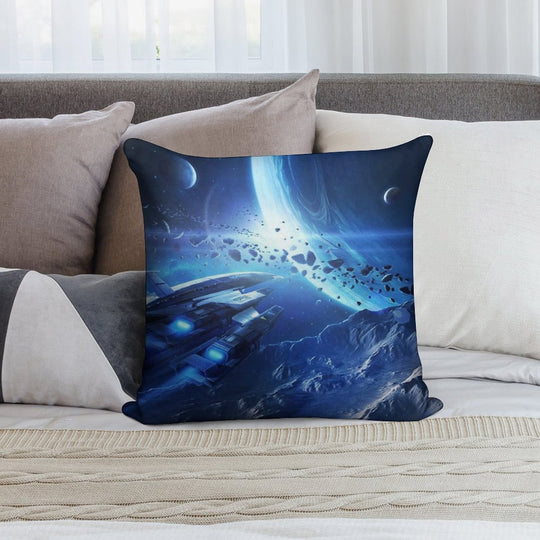 Mass Effect Normandy SR2 Soft Short Plush Fabric Throw Pillow