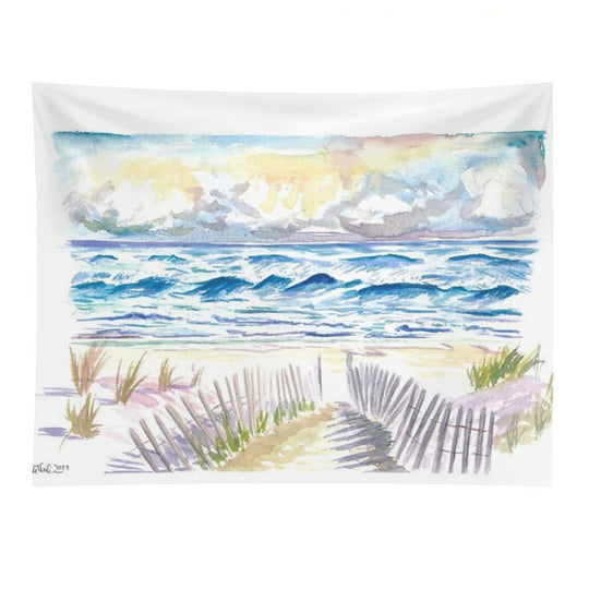 Hamptons Style in Coopers Beach And Dunes Southampton Tapestry