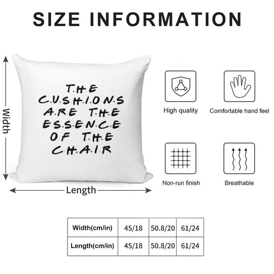 The Cushions Are The Essence Of The Chair Soft Ultra-Soft Texture Throw Pillow