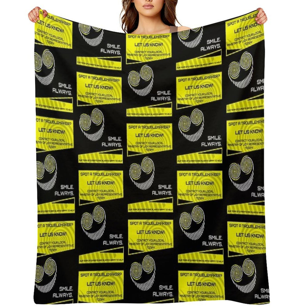 Spot A Troublemaker Versatility Throw Blanket