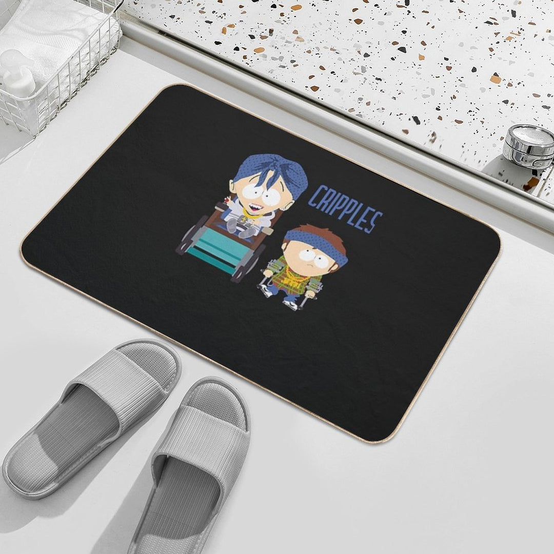 South Park Jimmy And Timmy CRIPPLES  Classic T-Shirt  Anti-Trip Bath Mat