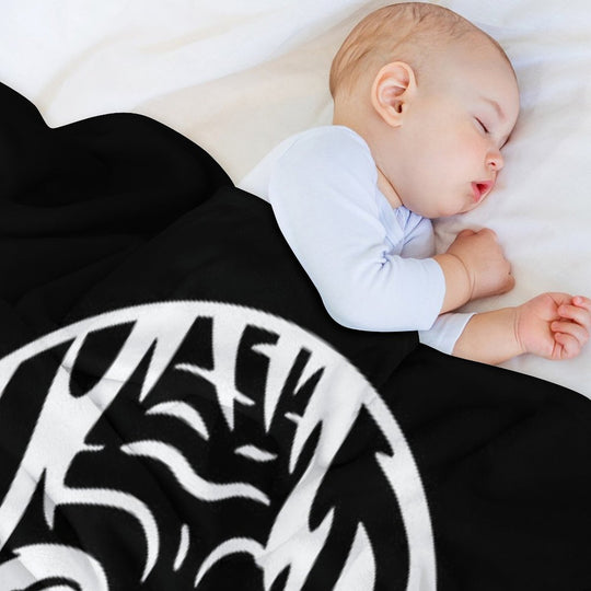 Big Lez Show Merch Big Lez Show Logo Eco-conscious Throw Blanket