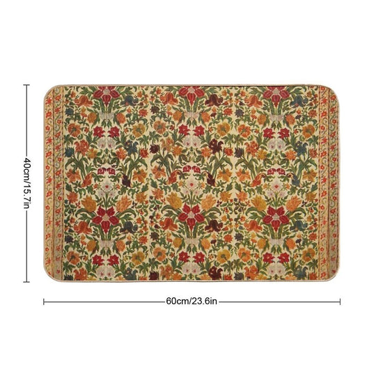 Yellow Boho Textile  Multi-Purpose Bath Mat