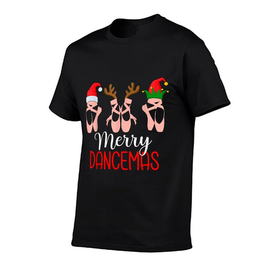 Womens Merry Dancemas Ballet Dancer Teacher Christmas Dance  Fade-proof Color T-Shirt