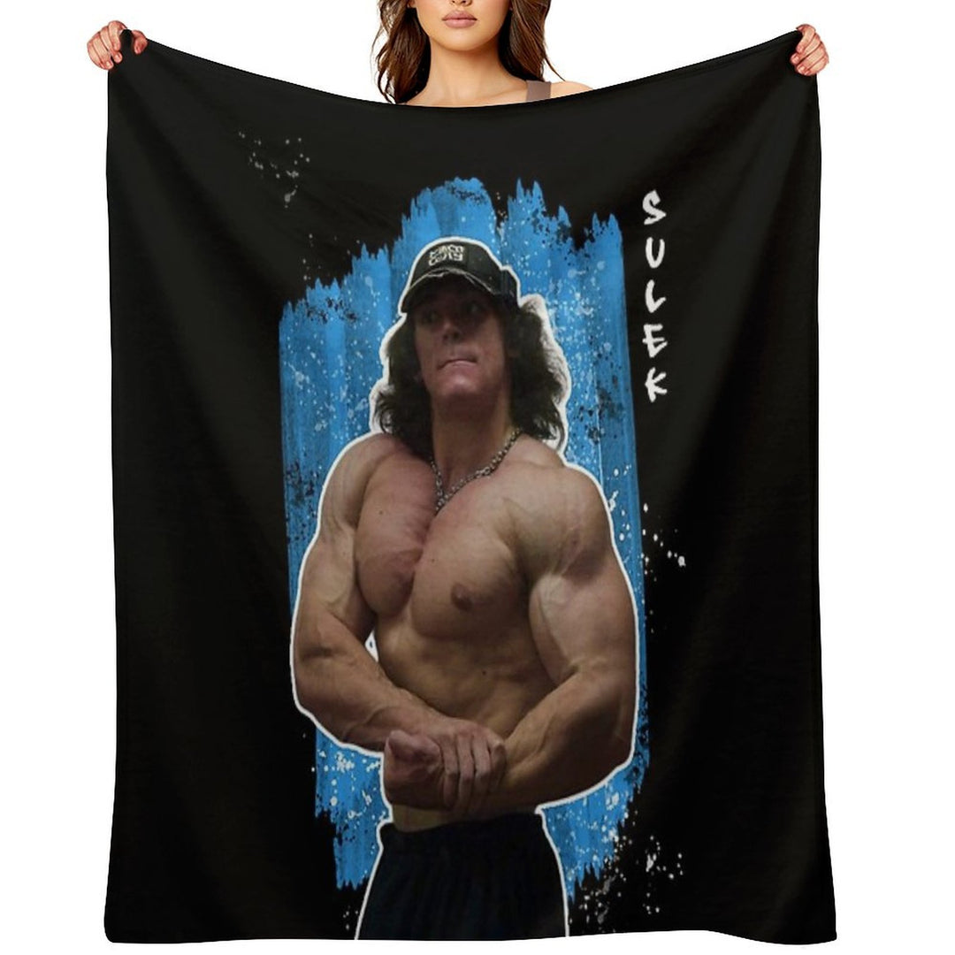 Sam Sulek Aesthetic Motivation Multi-functional Throw Blanket
