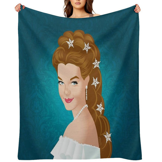Empress Sissi Wrinkle-free Throw Blanket