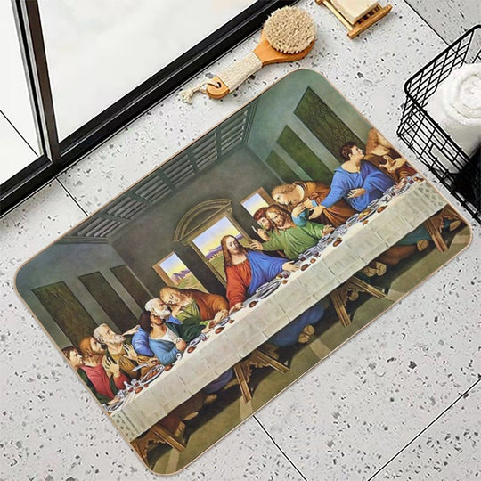 The Last Supper  Eco-Friendly Bath Mat