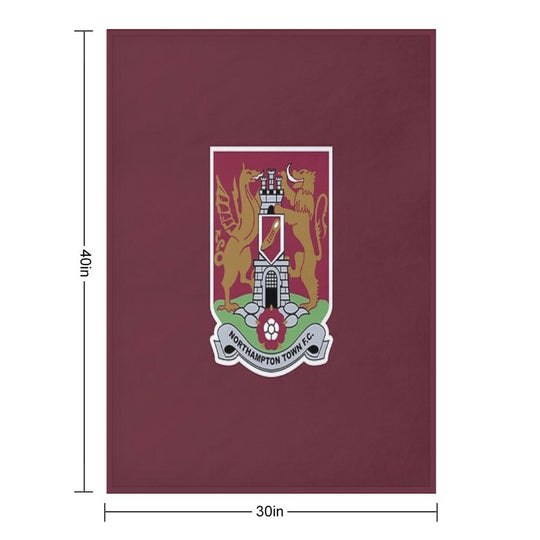 Northampton Town FC Lightweight Throw Blanket