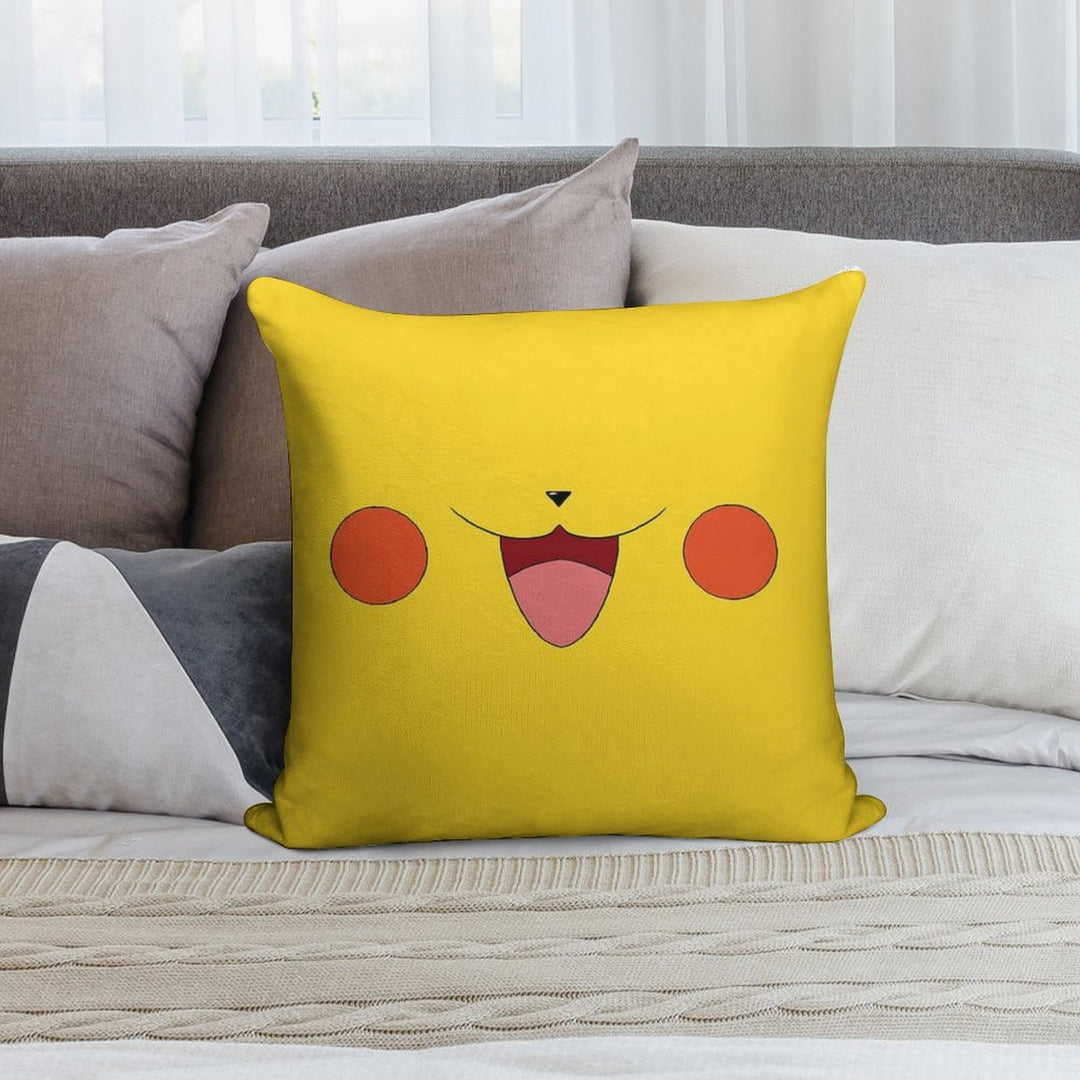 The Electric Mouse Soft Fade-Resistant Throw Pillow