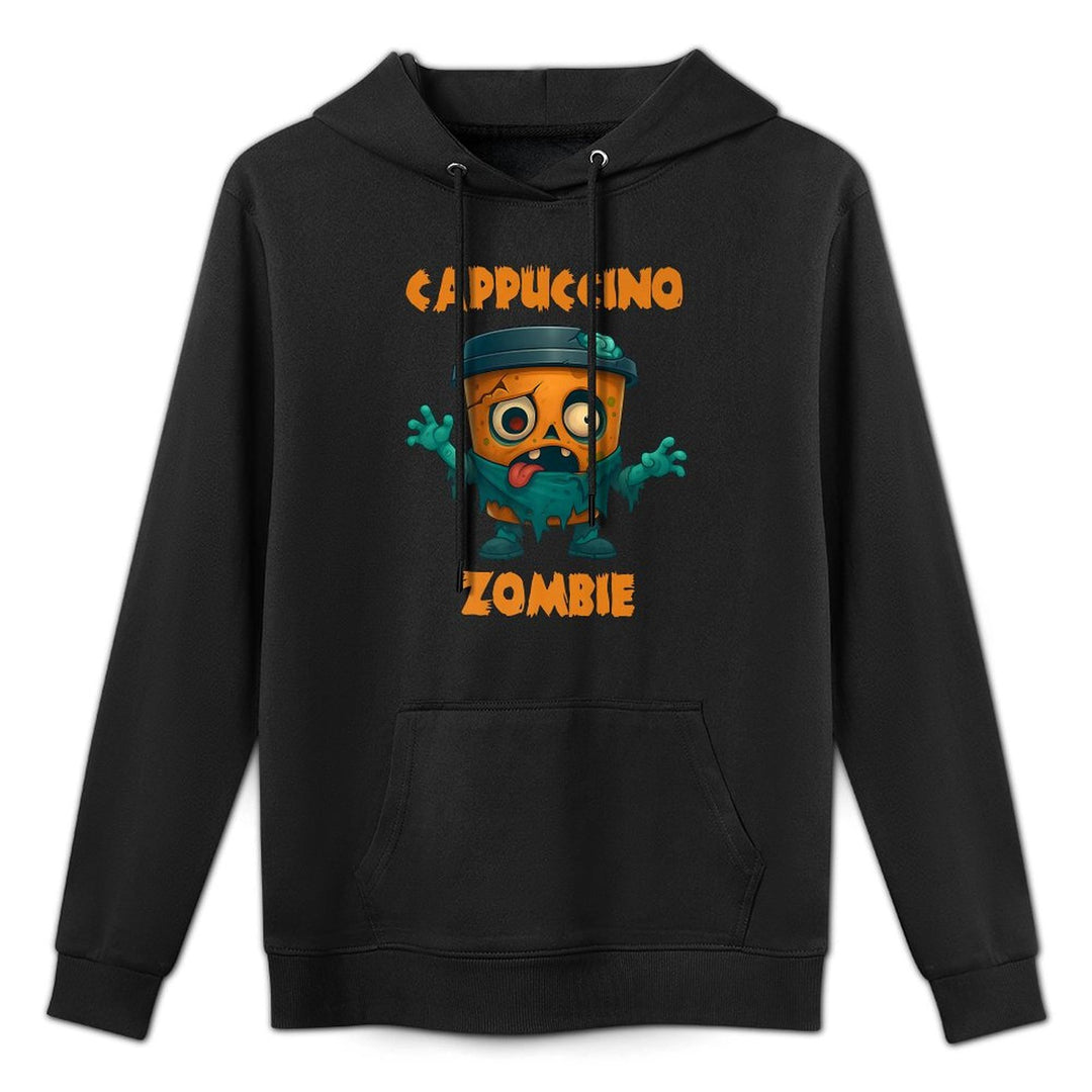 Italian Brainrot Meme Cappuccino Assassino Zombie Halloween Premium Colorfast Hoodie