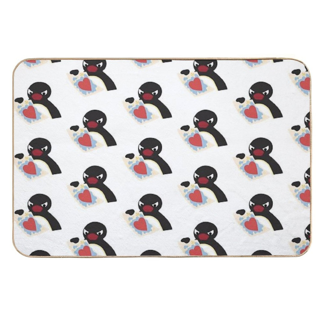 Pingu Heart Mood  Absorbent Bath Mat
