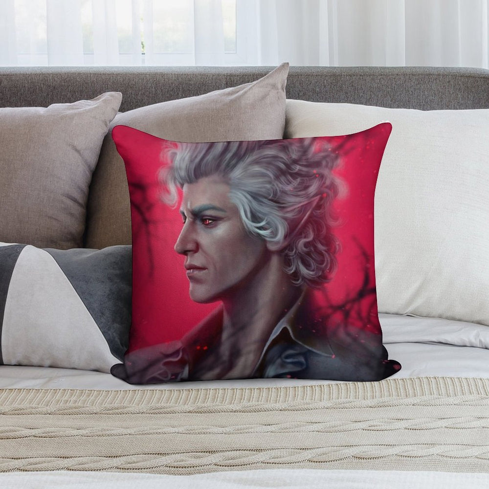 Astarion Soft Washable Throw Pillow