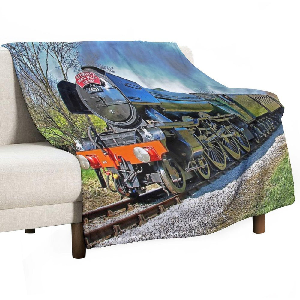 The Flying Scotsman on The  KWVR - 1 All-season Throw Blanket