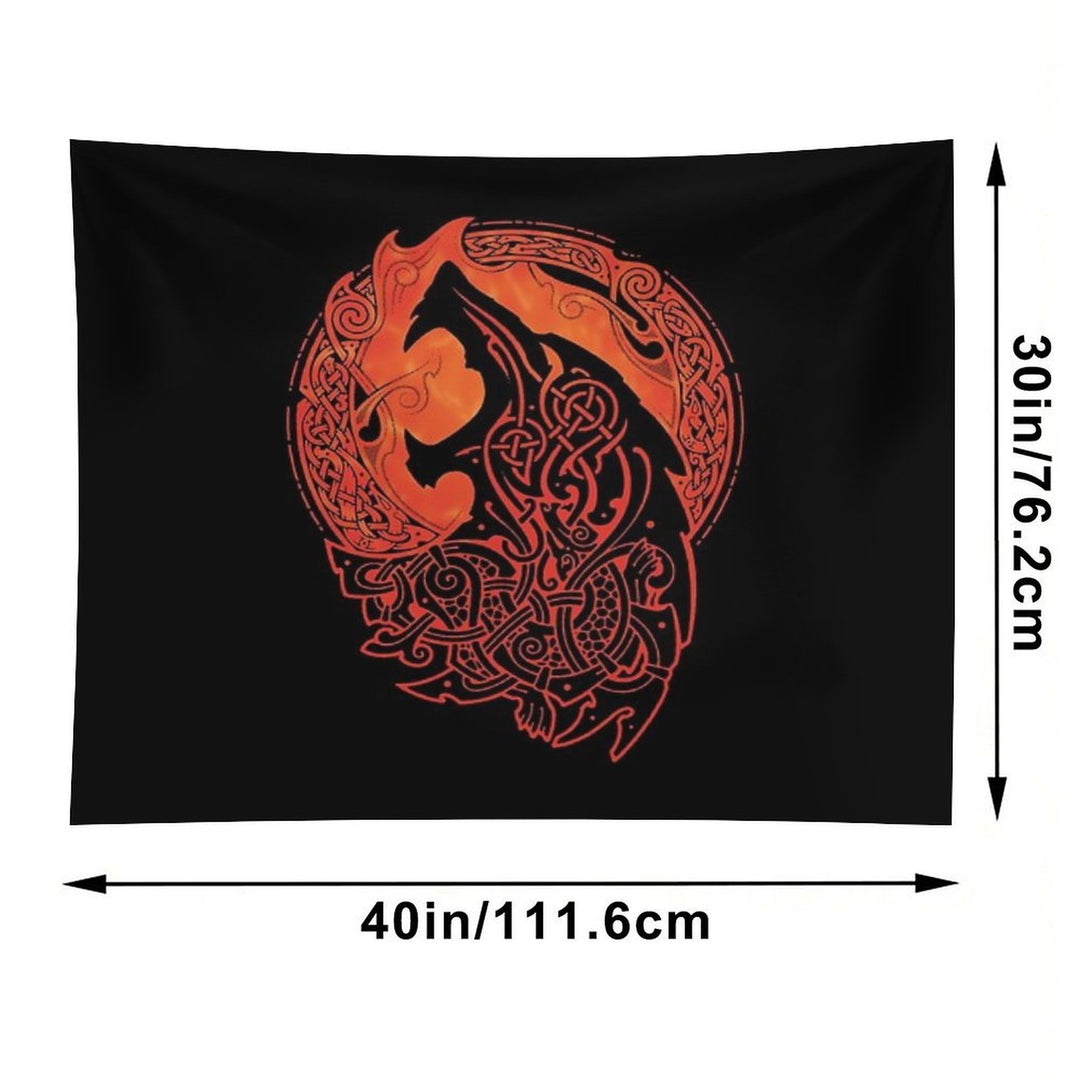 FENRIR. LOKI'S SON. Tapestry