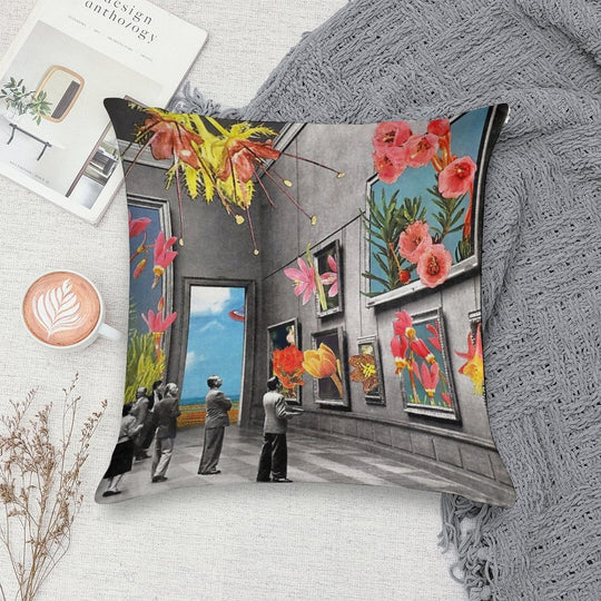 Natural History Museum Soft Shrink-Resistant Throw Pillow