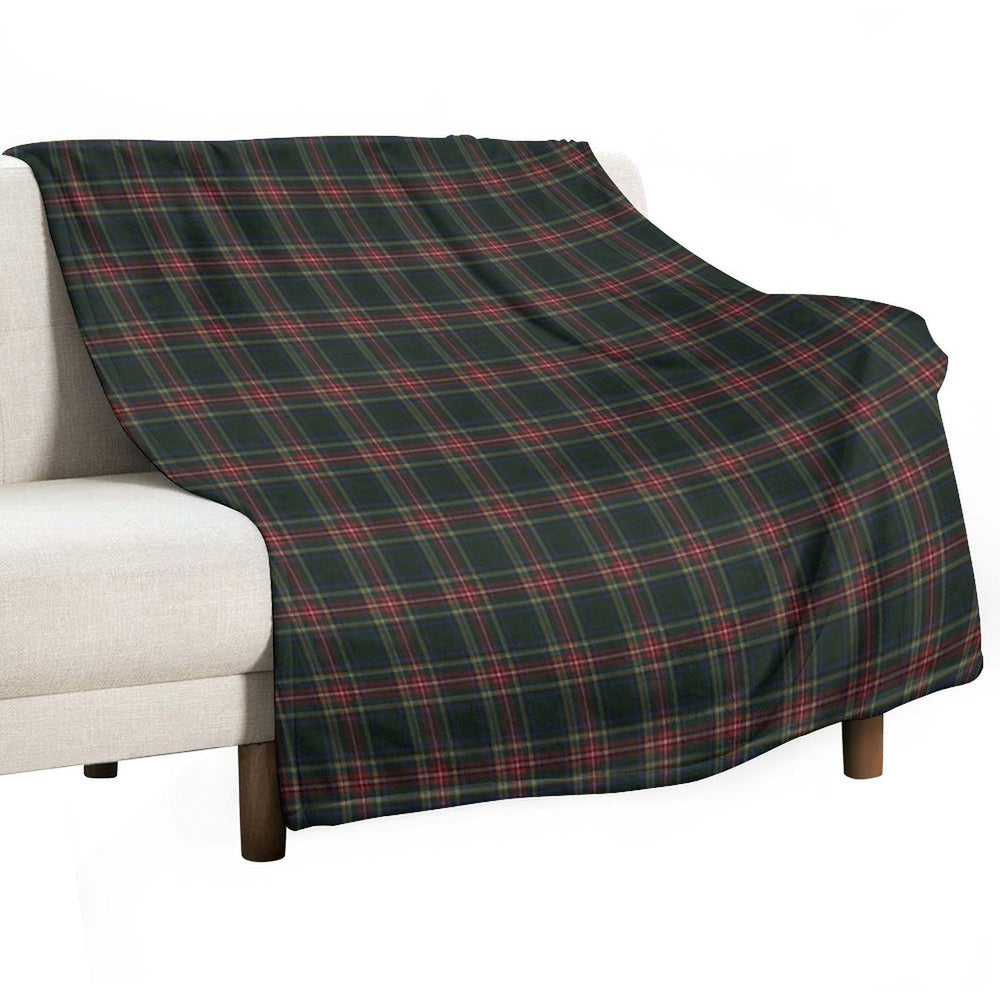 Stewart Black Tartan Shrink-resistant Throw Blanket
