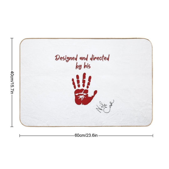 Nick Cave - Red Right Hand  Non-Slip Bath Mat