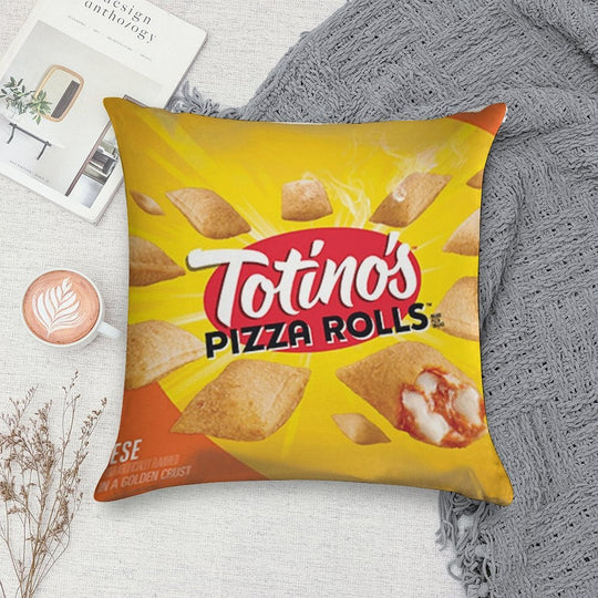 TOTINO'S PIZZA ROLLS CHEESE Soft Skin-Friendly Throw Pillow