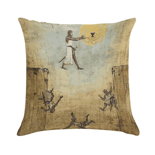 Jump of Faith Soft Anti-Pilling Throw Pillow