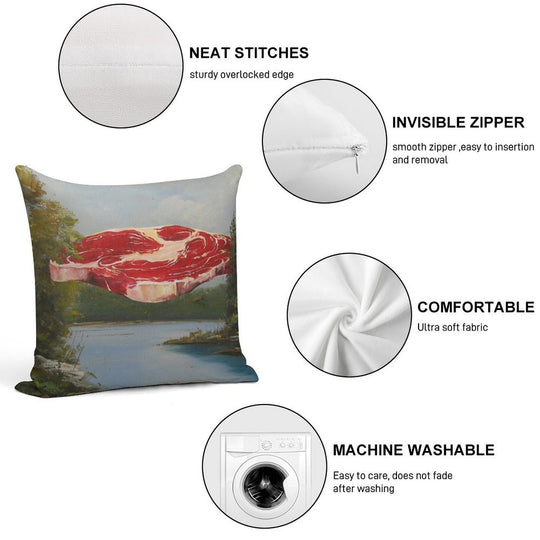 The Great Outdoors Soft Washable Throw Pillow