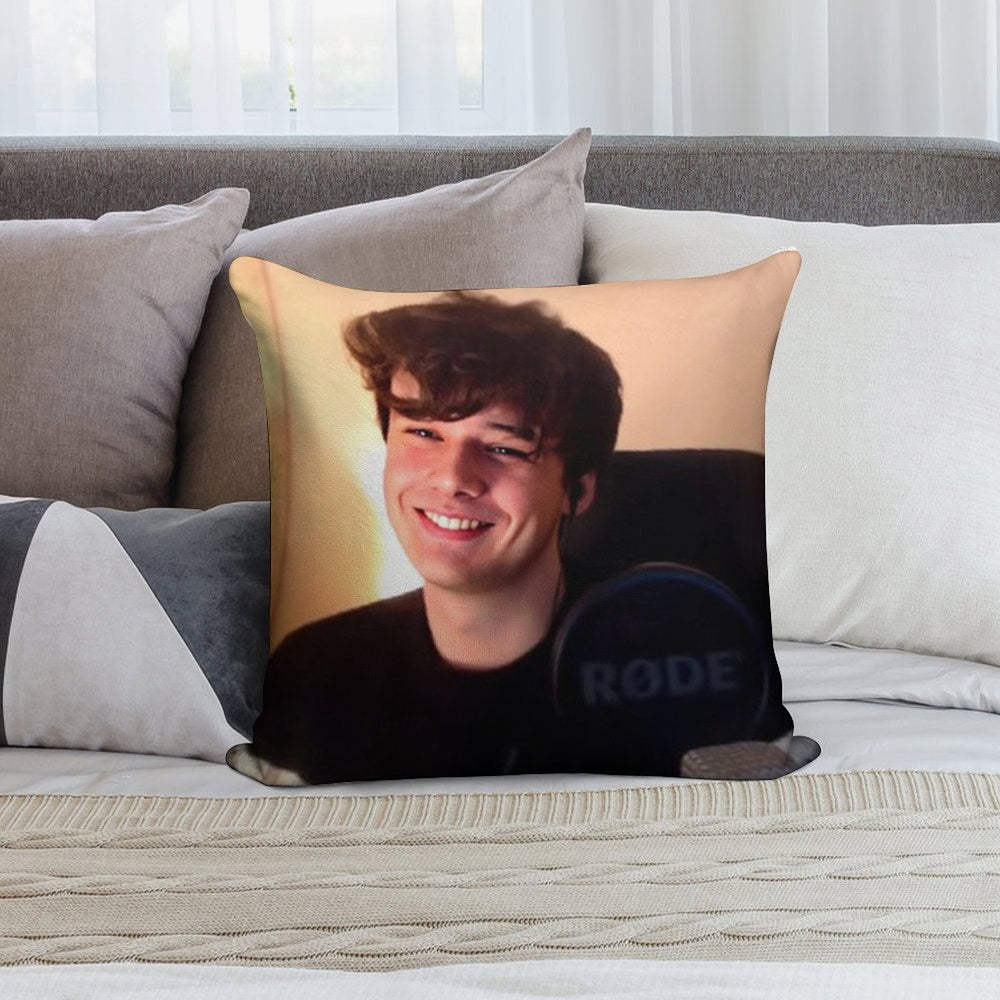 Wilbur Soot Soft Easy Maintenance Throw Pillow