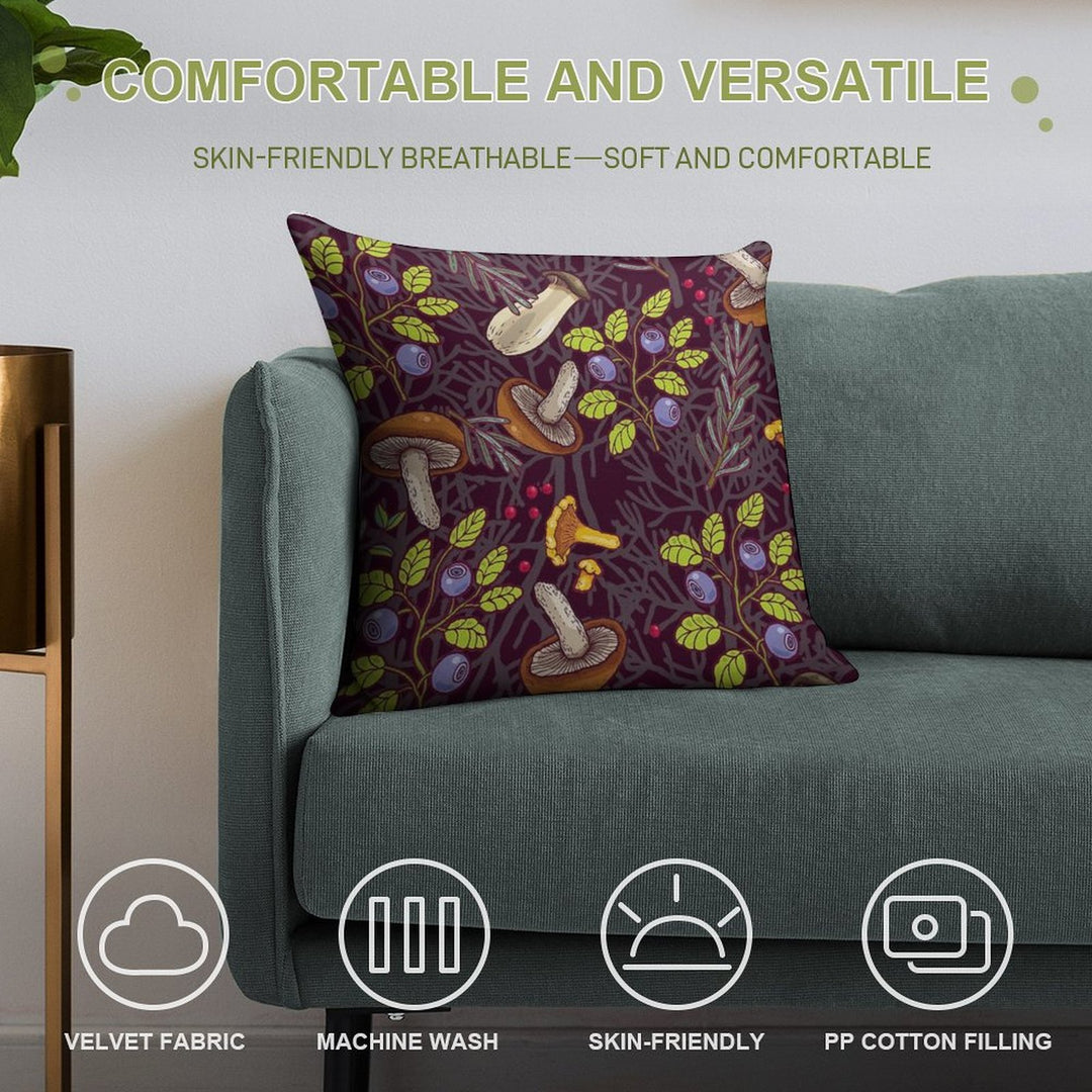 Forest Soft Ultra-Soft Texture Throw Pillow