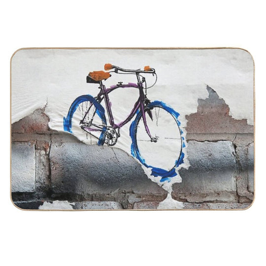 Paper Bicycle  Rapid-Drying Bath Mat