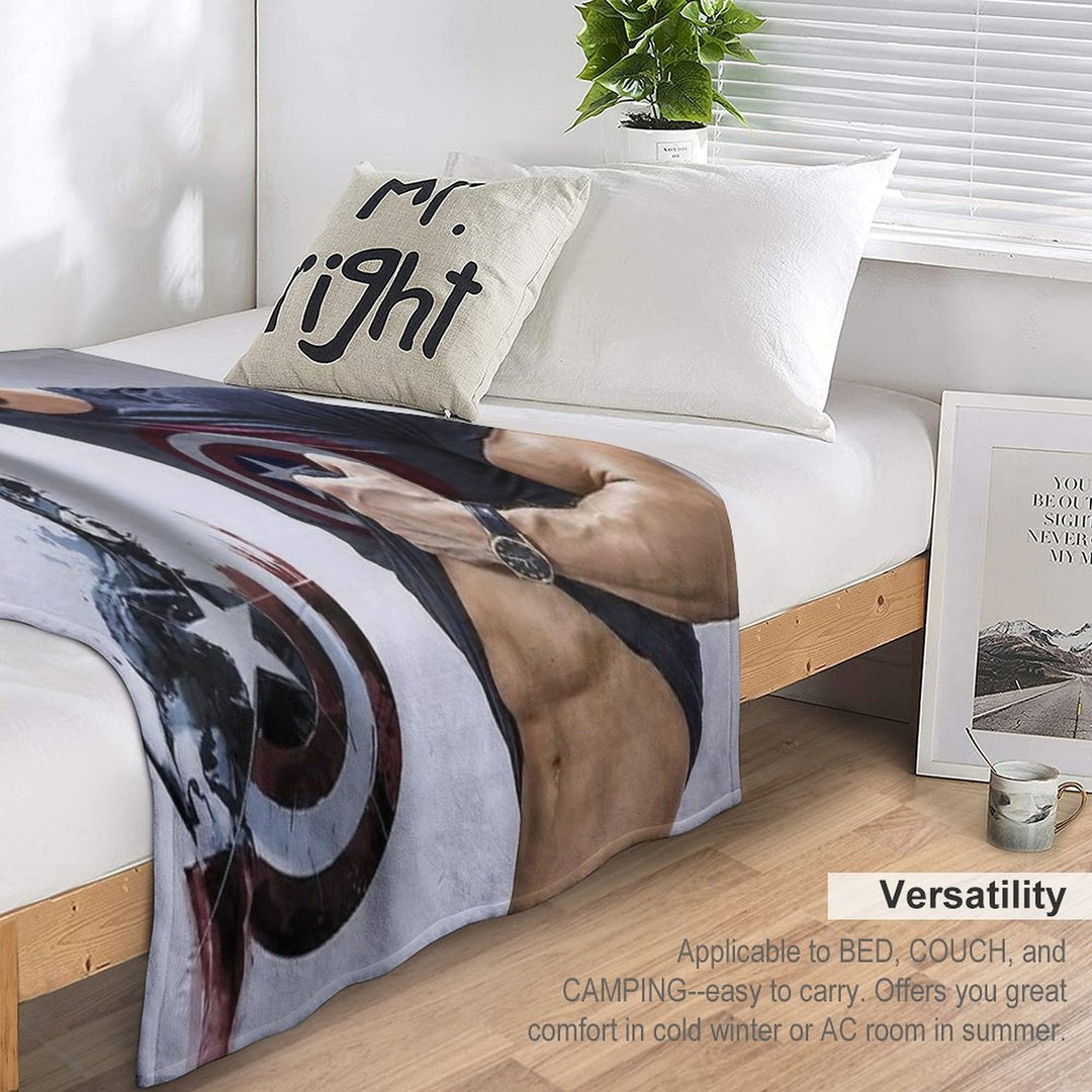 Chris Evans Wallpaper Multi-functional Throw Blanket