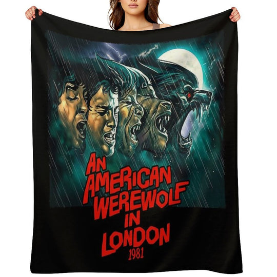 An American Werewolf in London Anti-pilling Throw Blanket