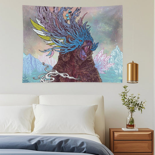 Journeying Spirit (Bear) Tapestry