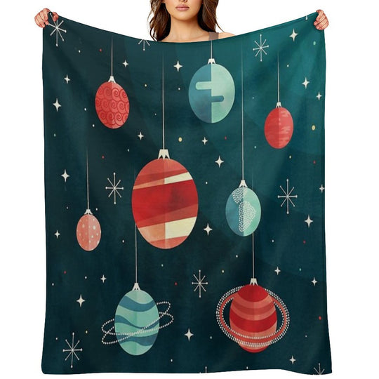 Joy to The Universe Velvety-soft Throw Blanket