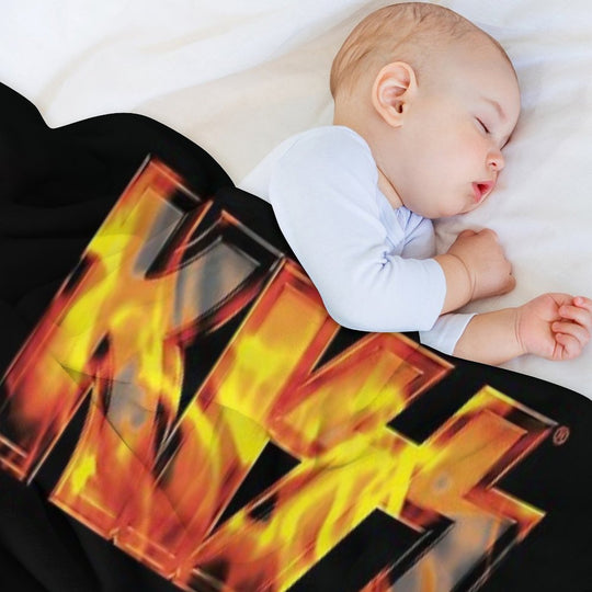 KISS Band Wrinkle-free Throw Blanket