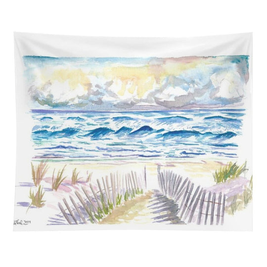 Hamptons Style in Coopers Beach And Dunes Southampton Tapestry