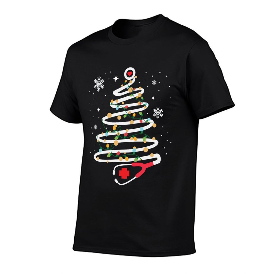 Stethoscope Christmas Tree Cute Healthcare RN Holiday  Vintage-inspired T-Shirt