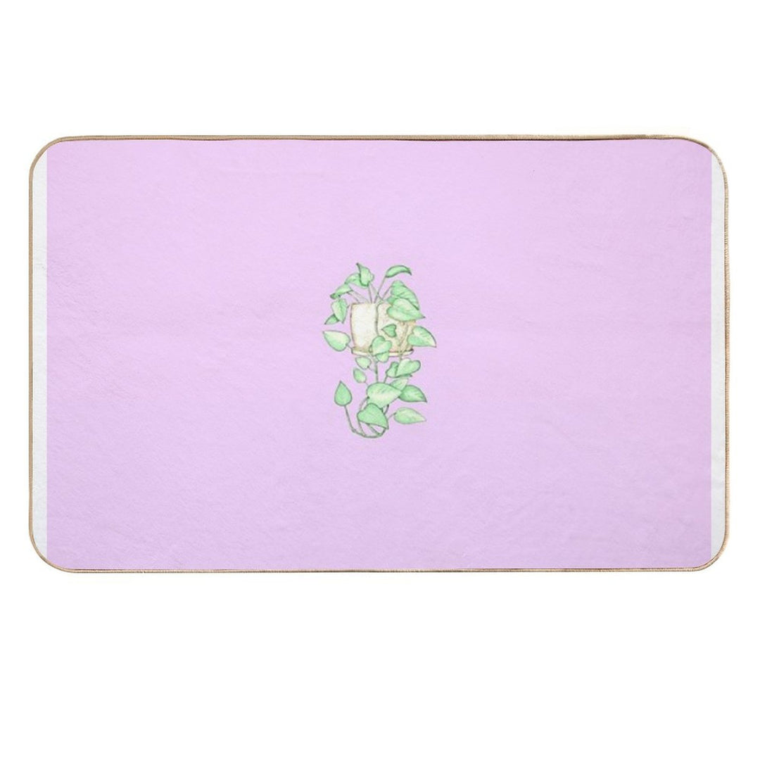 Hearts & Vines Thistle Me Pothos  Anti-Trip Bath Mat