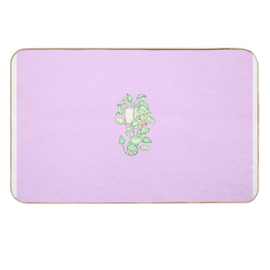 Hearts & Vines Thistle Me Pothos  Anti-Trip Bath Mat