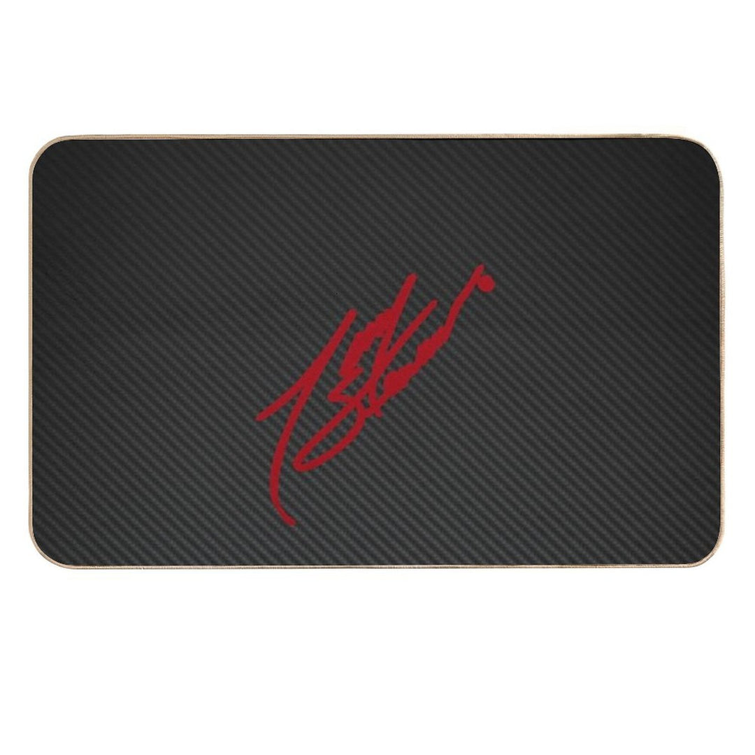 Tony Stewart Carbon Fiber Signature  Easy Maintenance Bath Mat