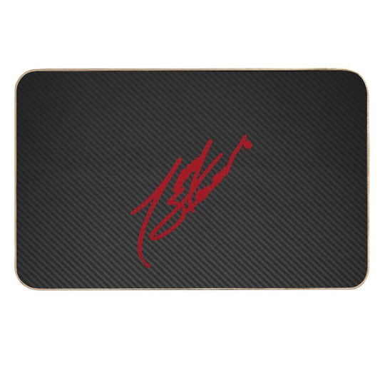Tony Stewart Carbon Fiber Signature  Easy Maintenance Bath Mat