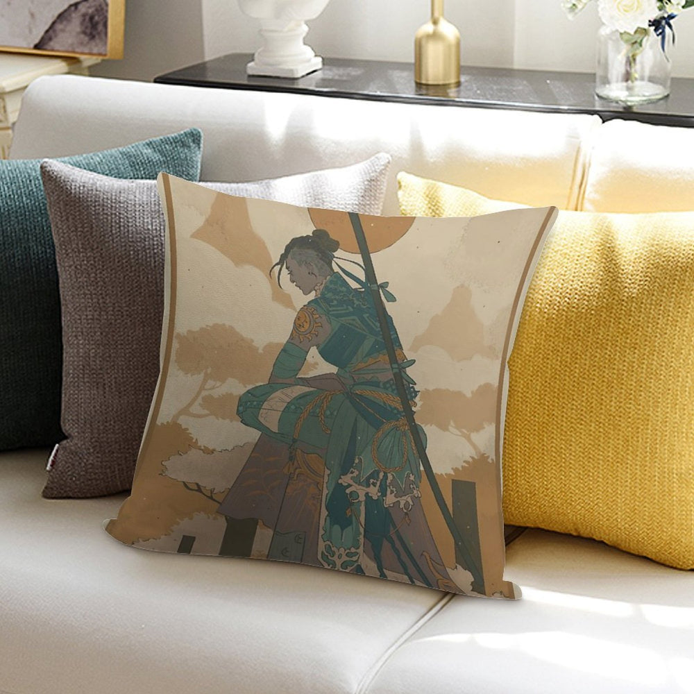 Beauregard 01 Soft Skin-Friendly Throw Pillow