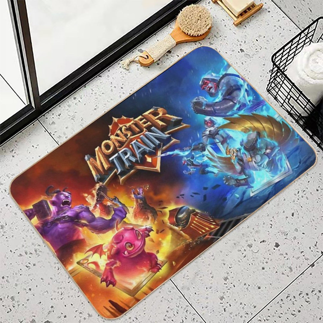 Monster Train  Repositionable Bath Mat
