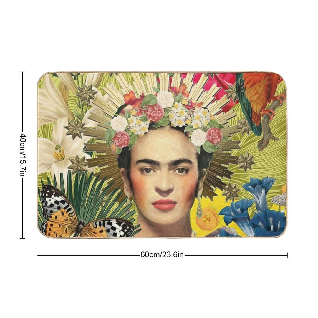Frida Kahlo Corona  Multi-Purpose Bath Mat