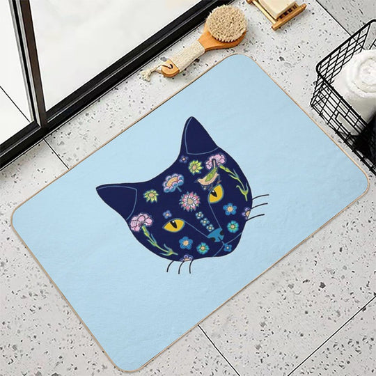 Moon Cat  Toxin-Free Bath Mat