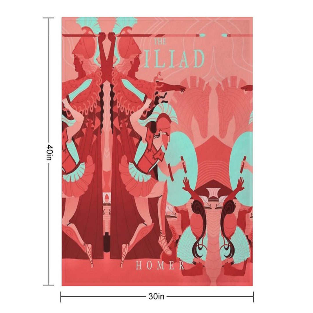 The Iliad Anti-pilling Throw Blanket