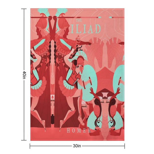 The Iliad Anti-pilling Throw Blanket