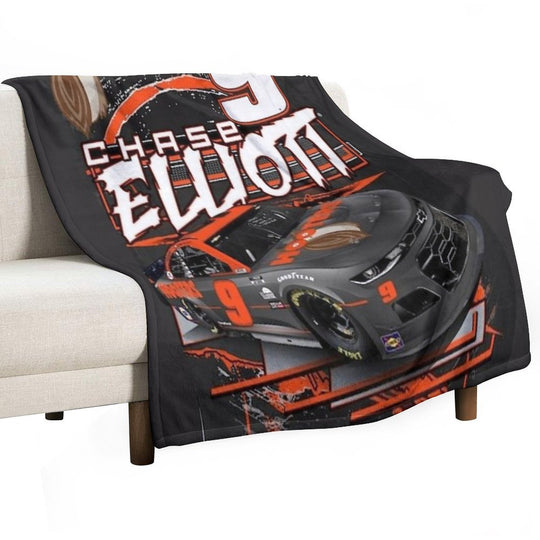Chase Elliott Machine-washable Throw Blanket