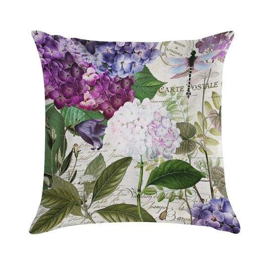 Garden Glow Soft Fade-Resistant Throw Pillow