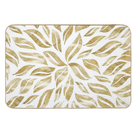 Sunburst Glam #1 #gold #decor #art  Repositionable Bath Mat